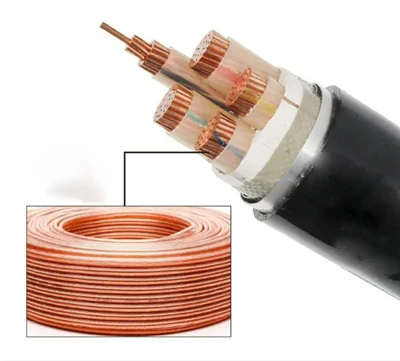 Měděný XLPE PVC izolovaný elektrický nízkonapěťový napájecí kabel